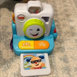 Fisher-Price Colorful Toy Camera with Smiling Face